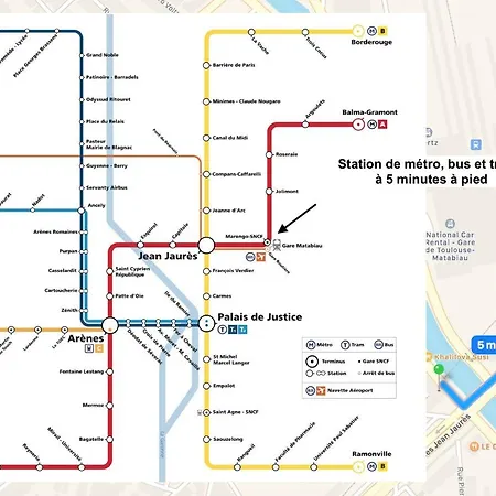 Le Bonrepos - 2 Chambres Clim & Parking *