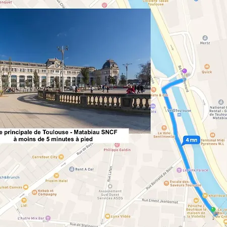 Le Bonrepos - 2 Chambres Clim & Parking