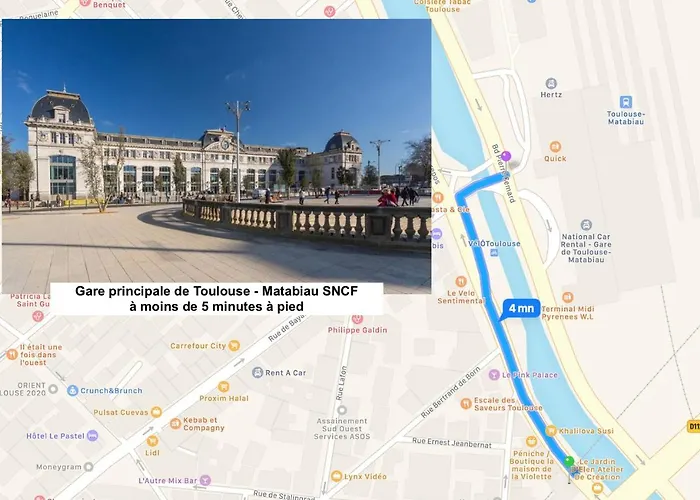 Le Bonrepos - 2 Chambres Clim & Parking