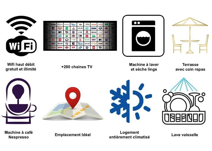 Le Bonrepos - 2 Chambres Clim & Parking *